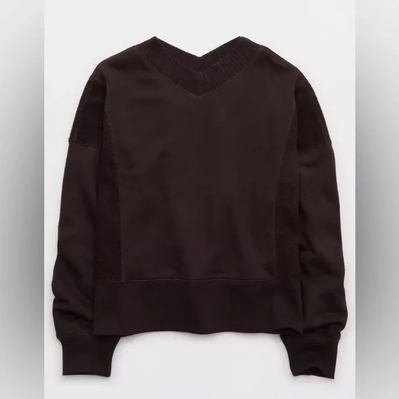 Aerie Après-Chill Sweatshirt and Trouser Set - Picture 3 of 7